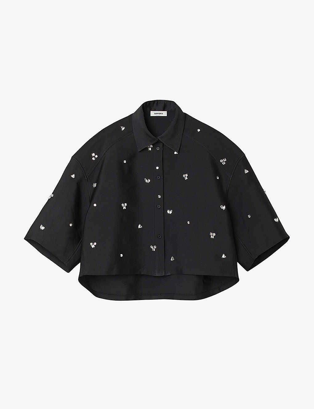 Zara Cropped Shirt