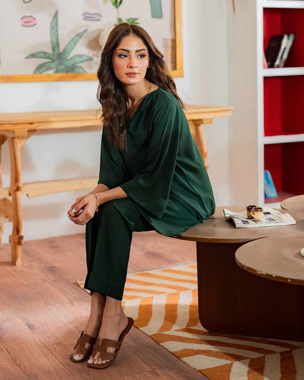 Emerald Grace Cord Set