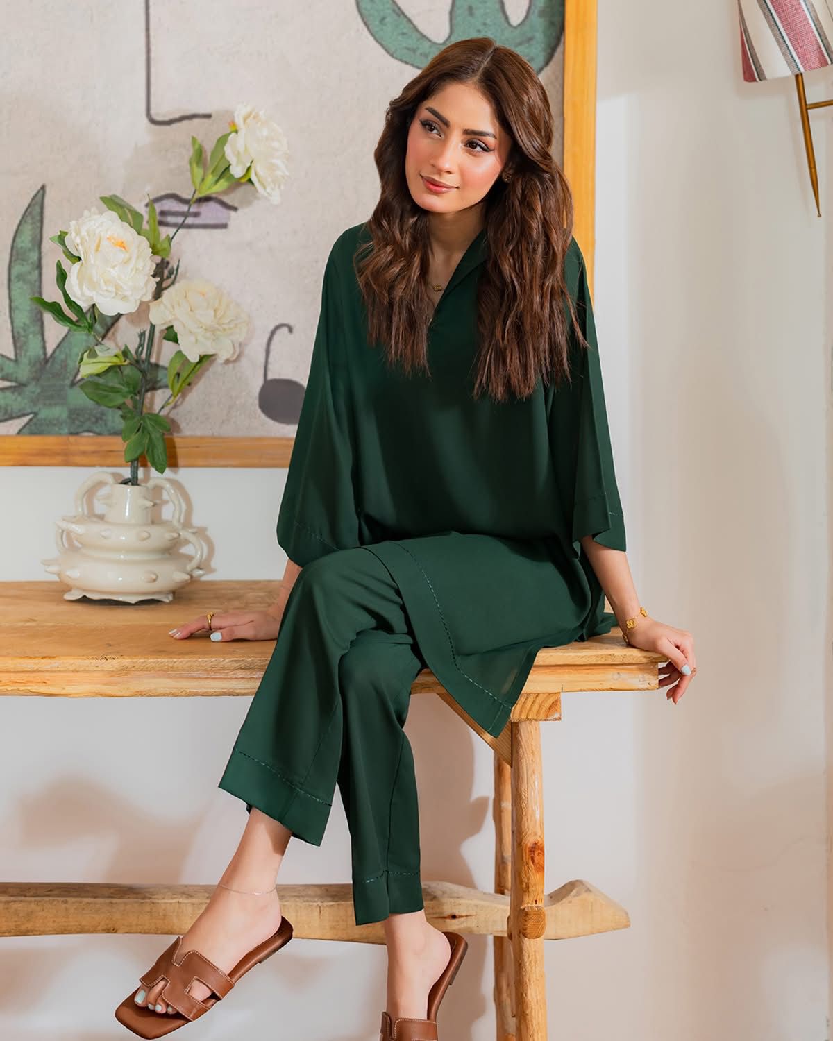 Emerald Grace Cord Set
