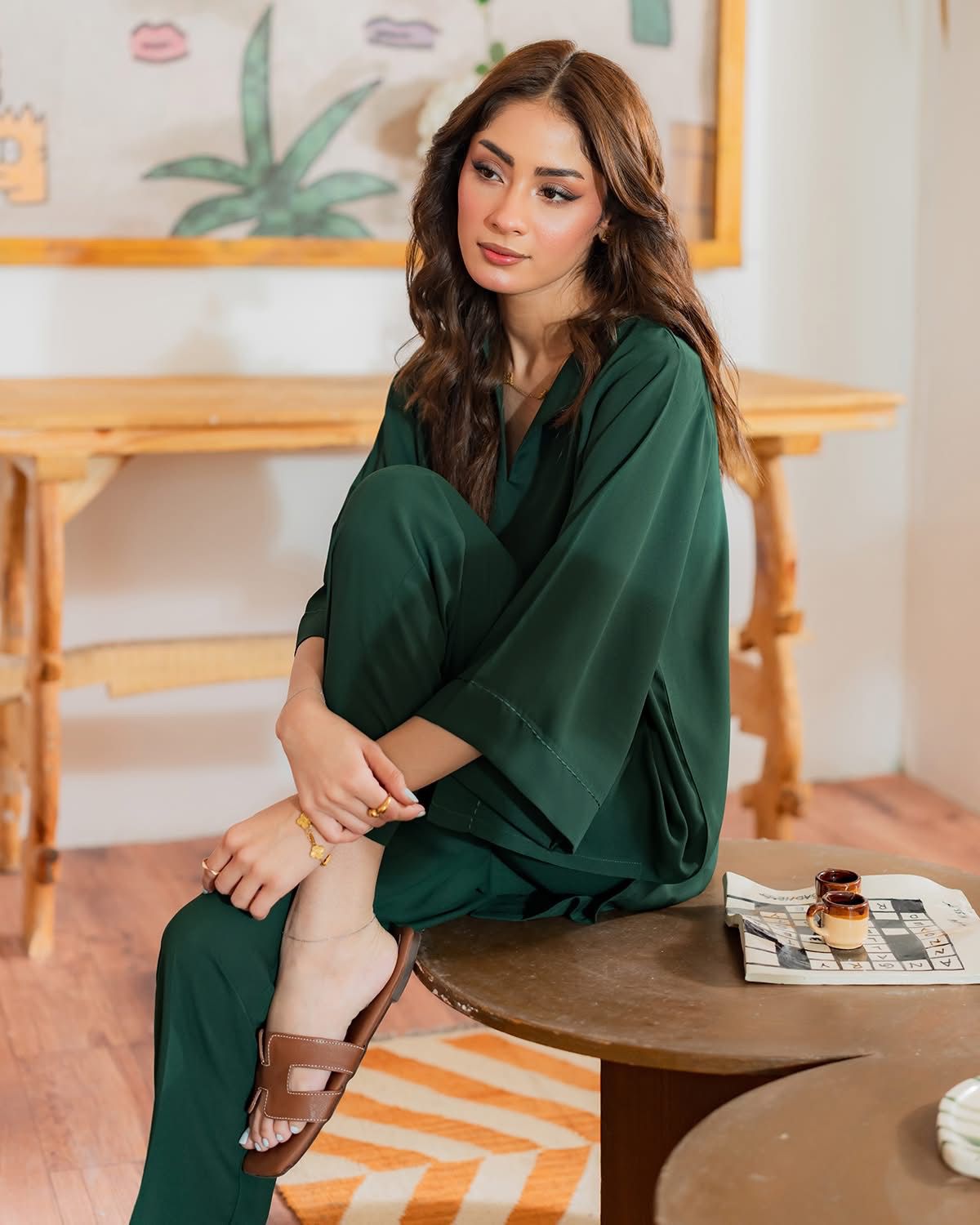 Emerald Grace Cord Set