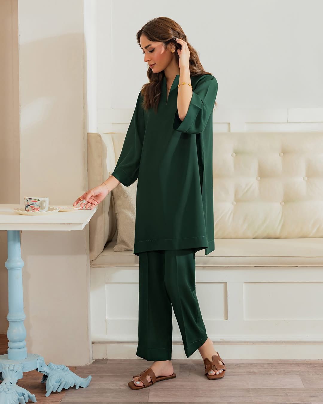 Emerald Grace Cord Set