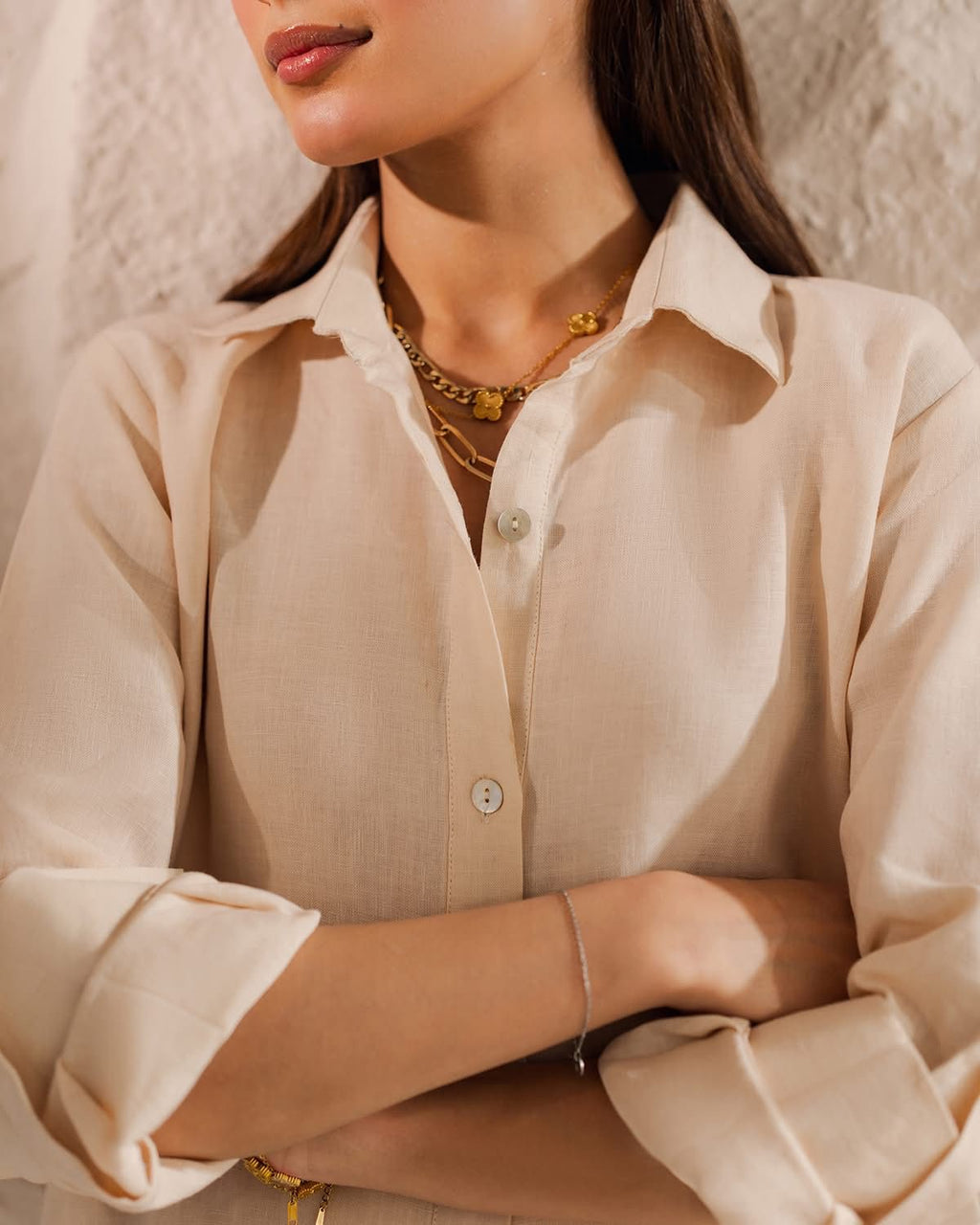 Sandstone Shirt Dress