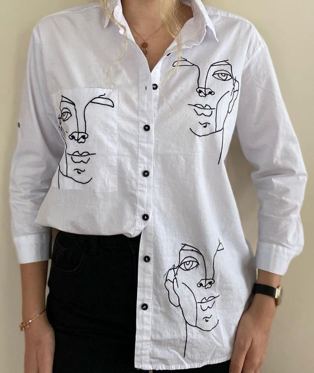 Abstract Faces Shirt