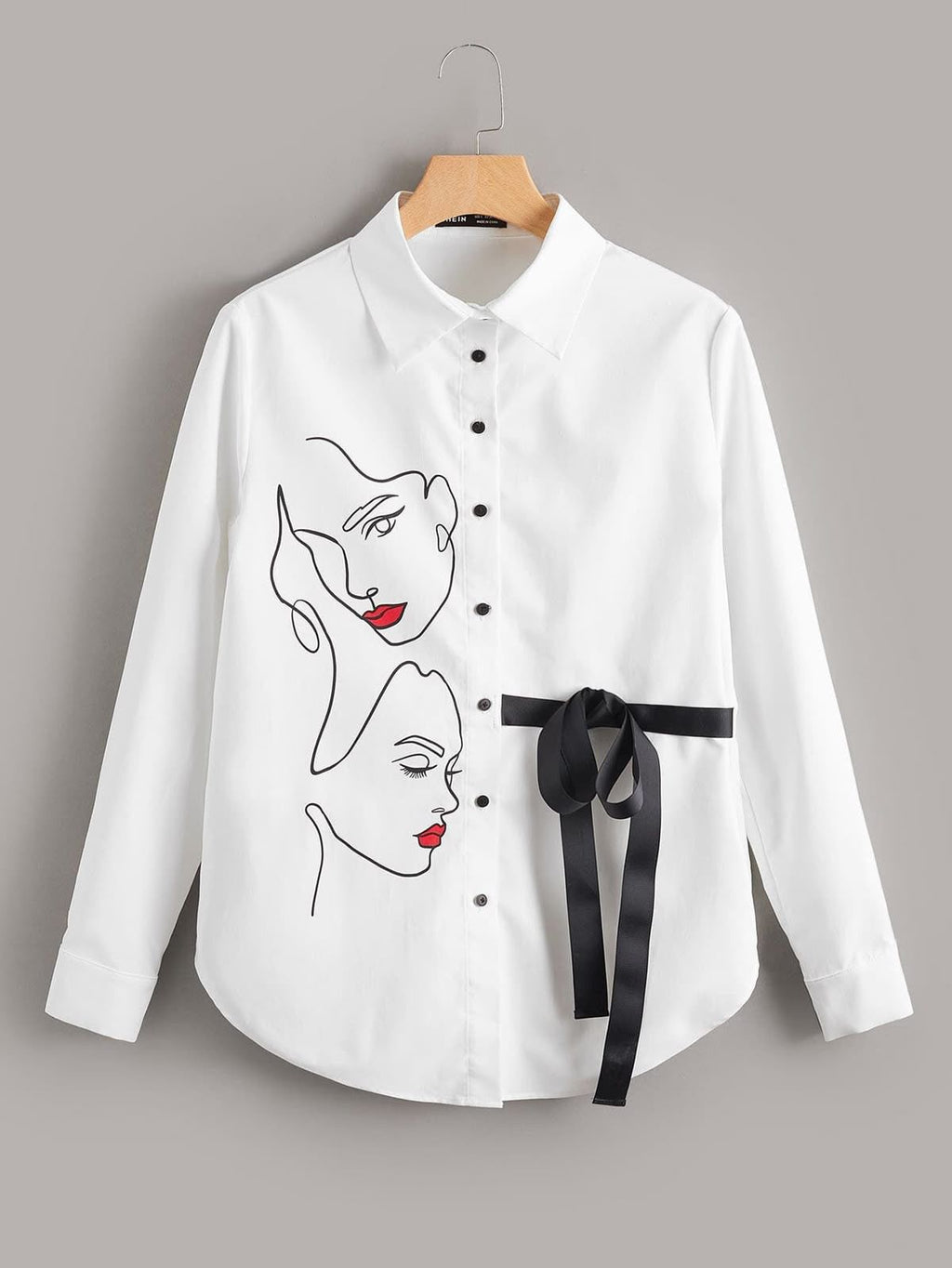 Red Lips Elegance Shirt