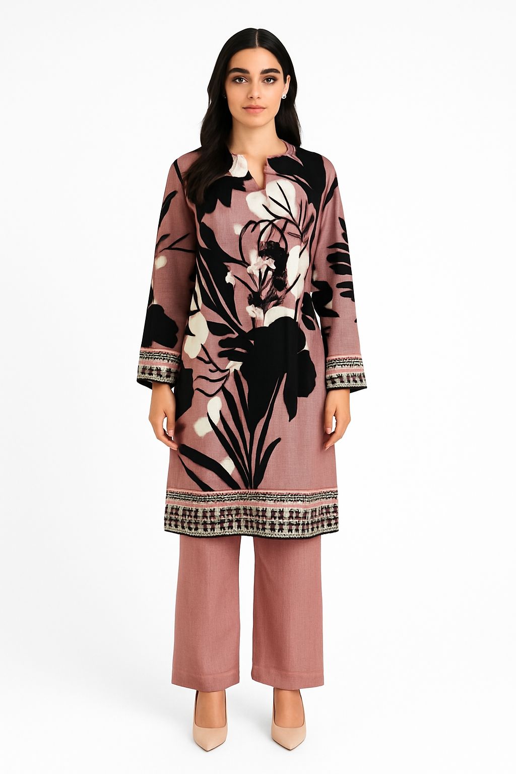 Khaddar printed 2pc