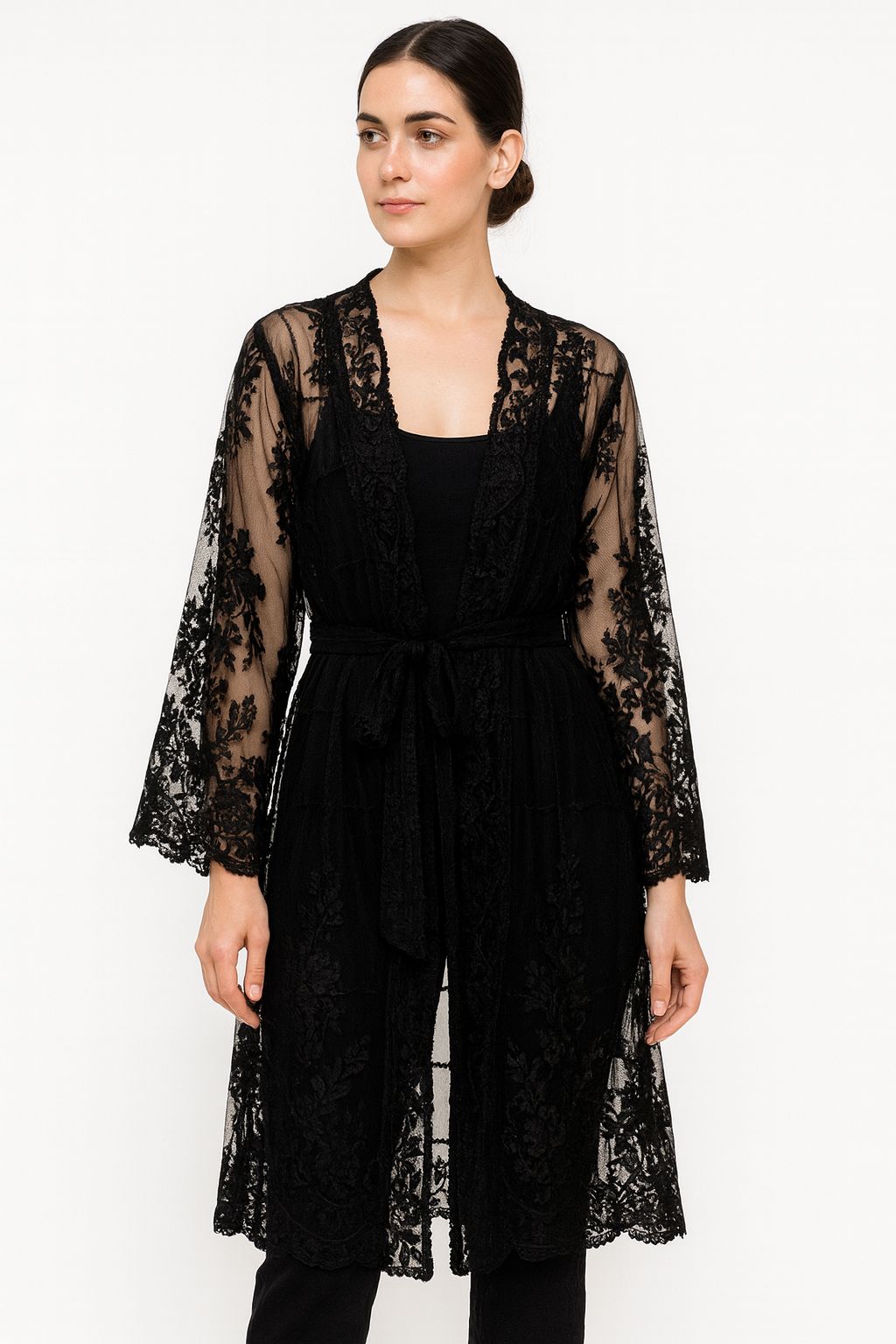 Sheer Net Gown