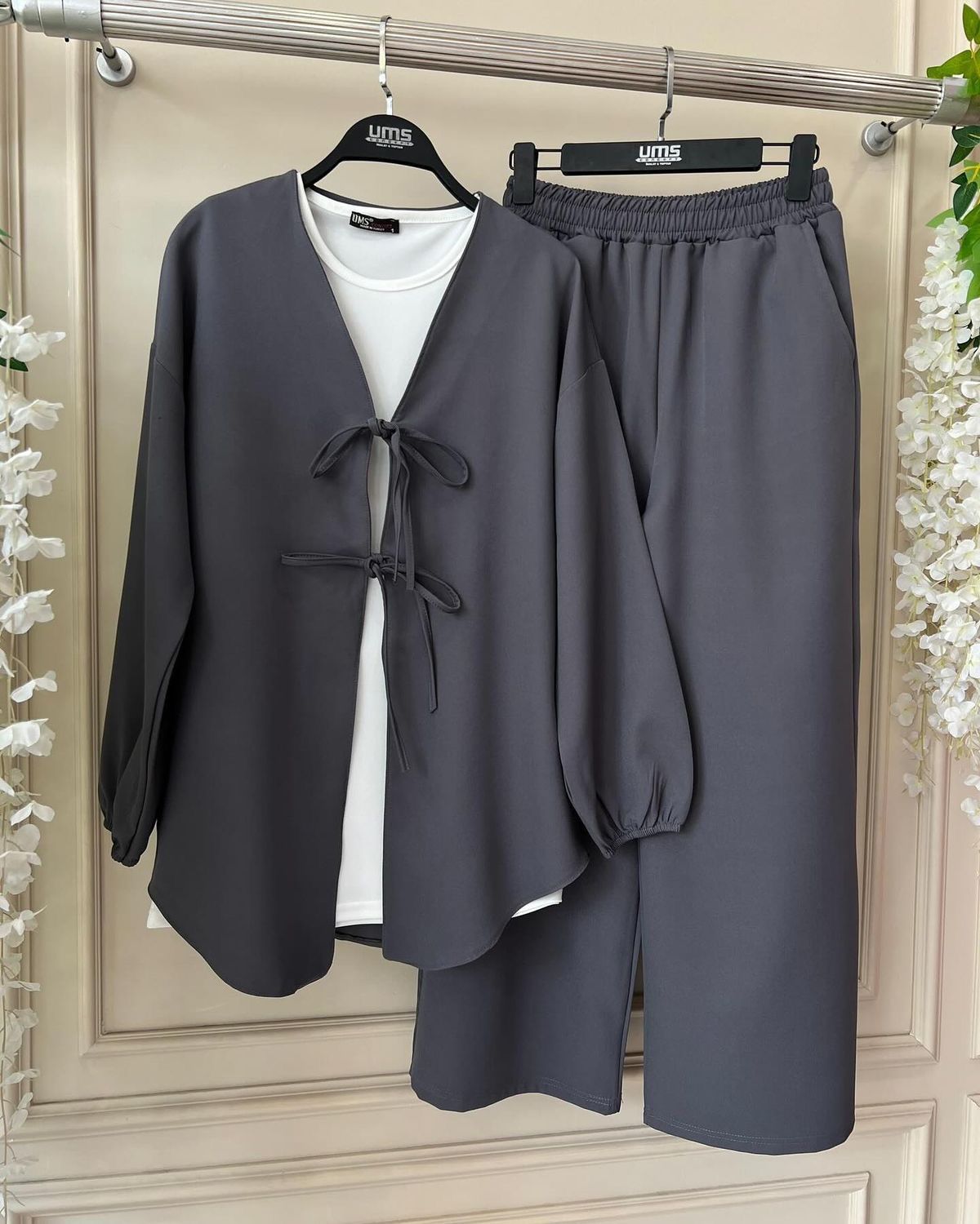 Side Bowed Dress 2pc