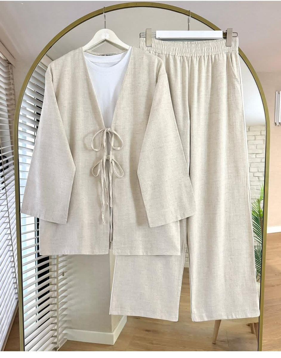 Side Bowed Dress 2pc