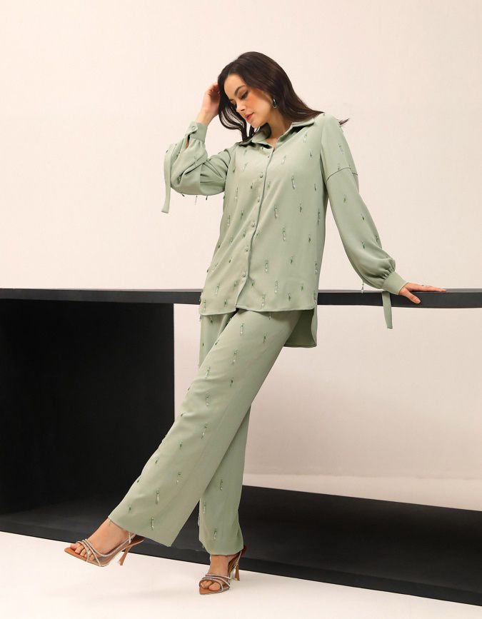Paris Co-ord Set (Mint)