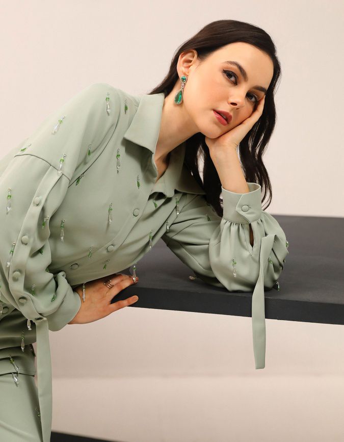 Paris Co-ord Set (Mint)