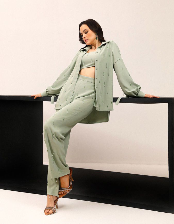 Paris Co-ord Set (Mint)