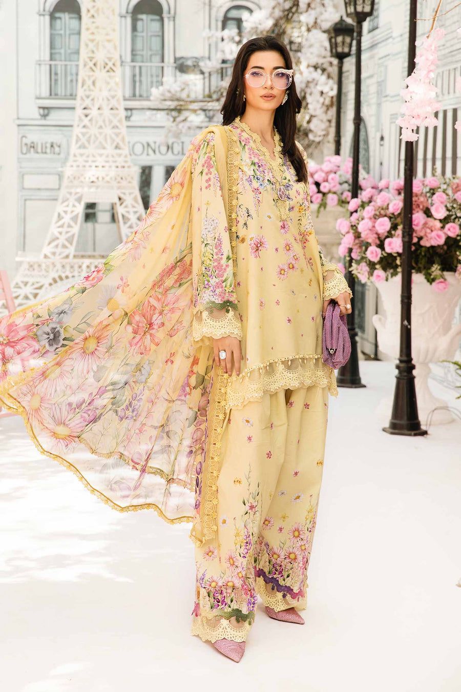 Buttercup Bloom 3pc Lawn Suit