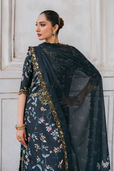 Gilded Flora3pc Lawn Suit