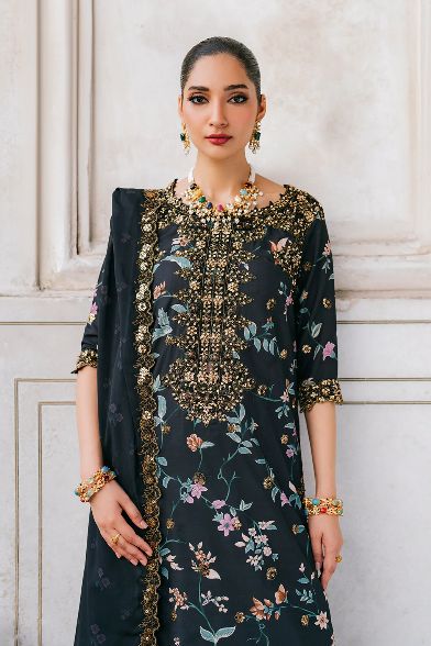 Gilded Flora3pc Lawn Suit