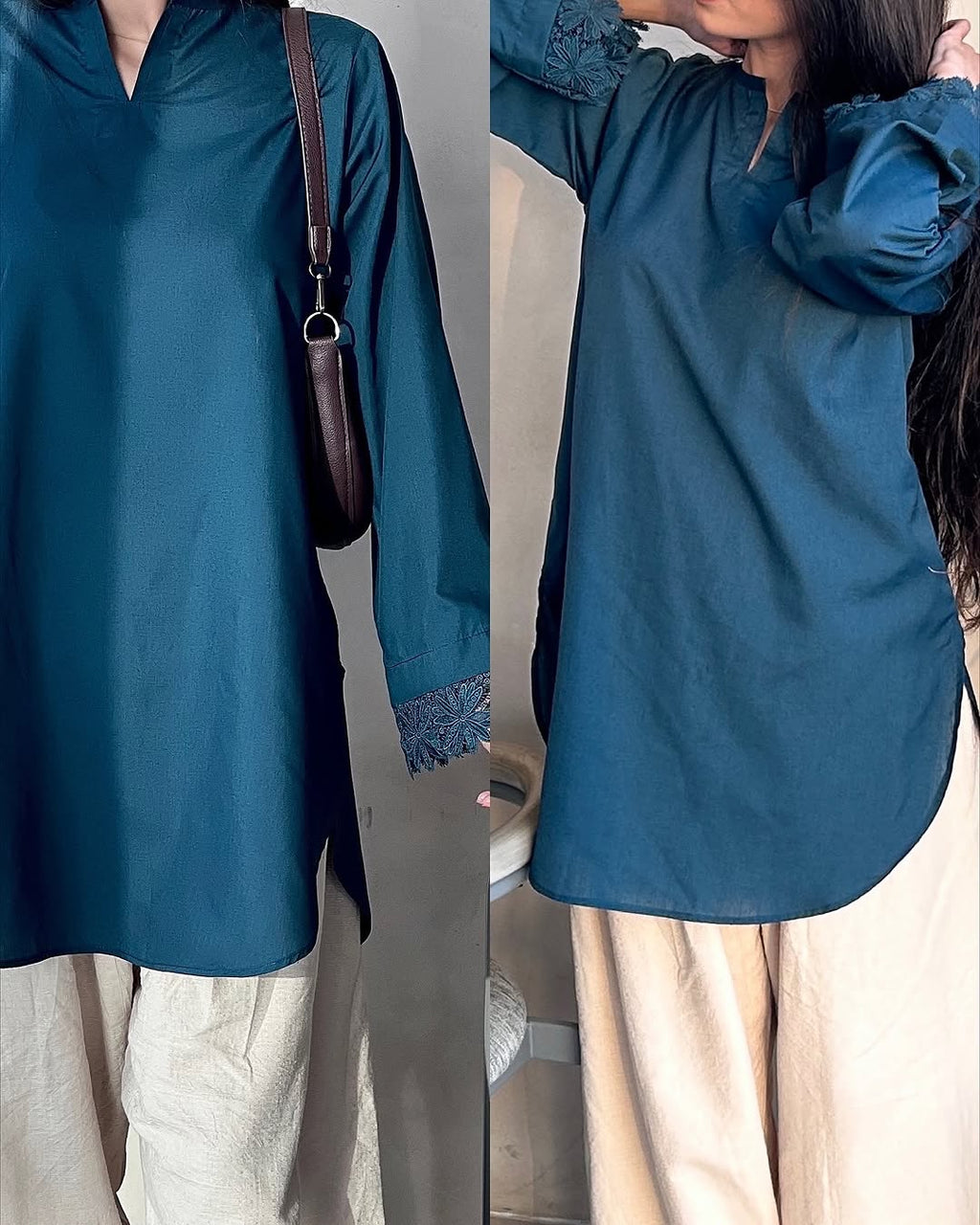 Dynamic Teal Co_ord Set