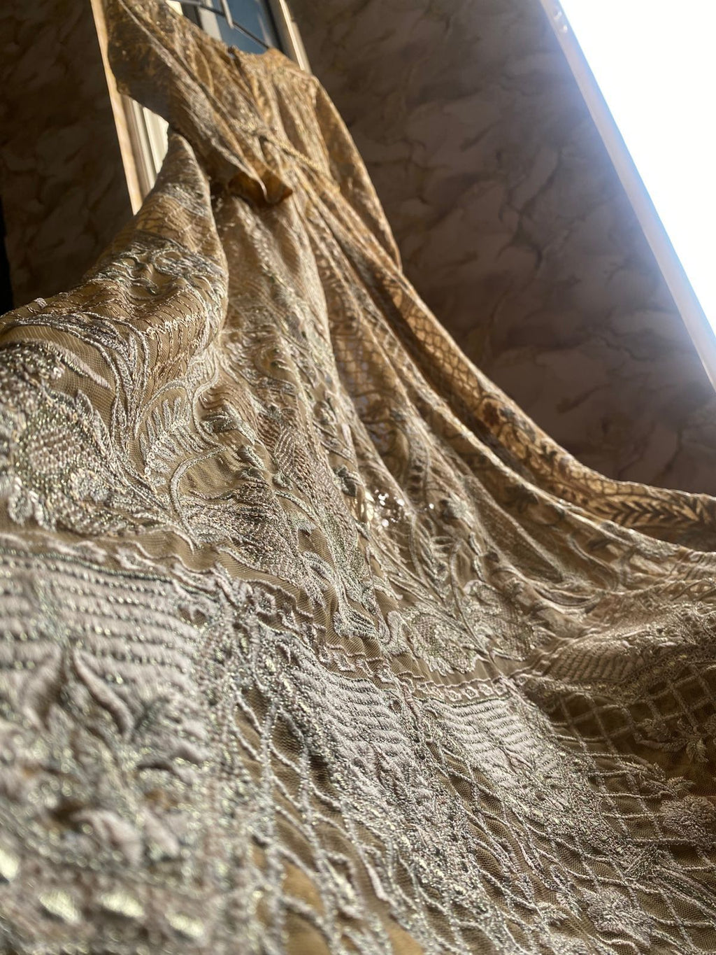 Golden Net Gown