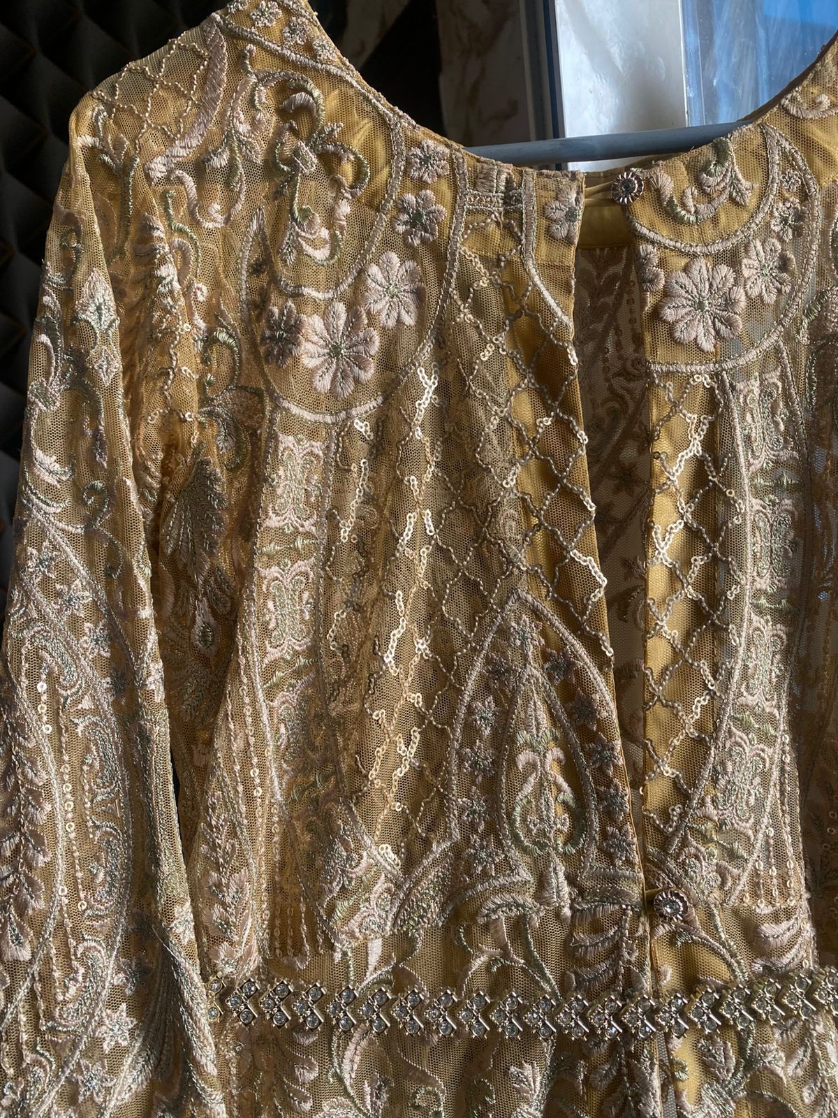 Golden Net Gown