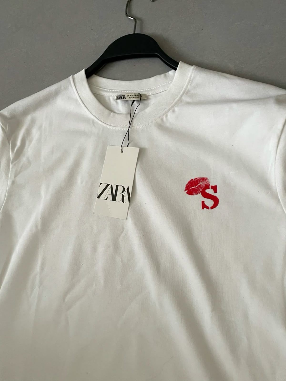 White Graphic Initials Tee