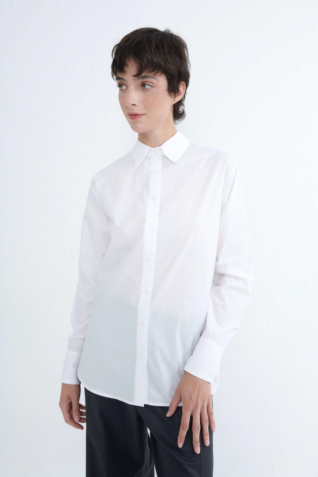 Ivory Bow Shirt