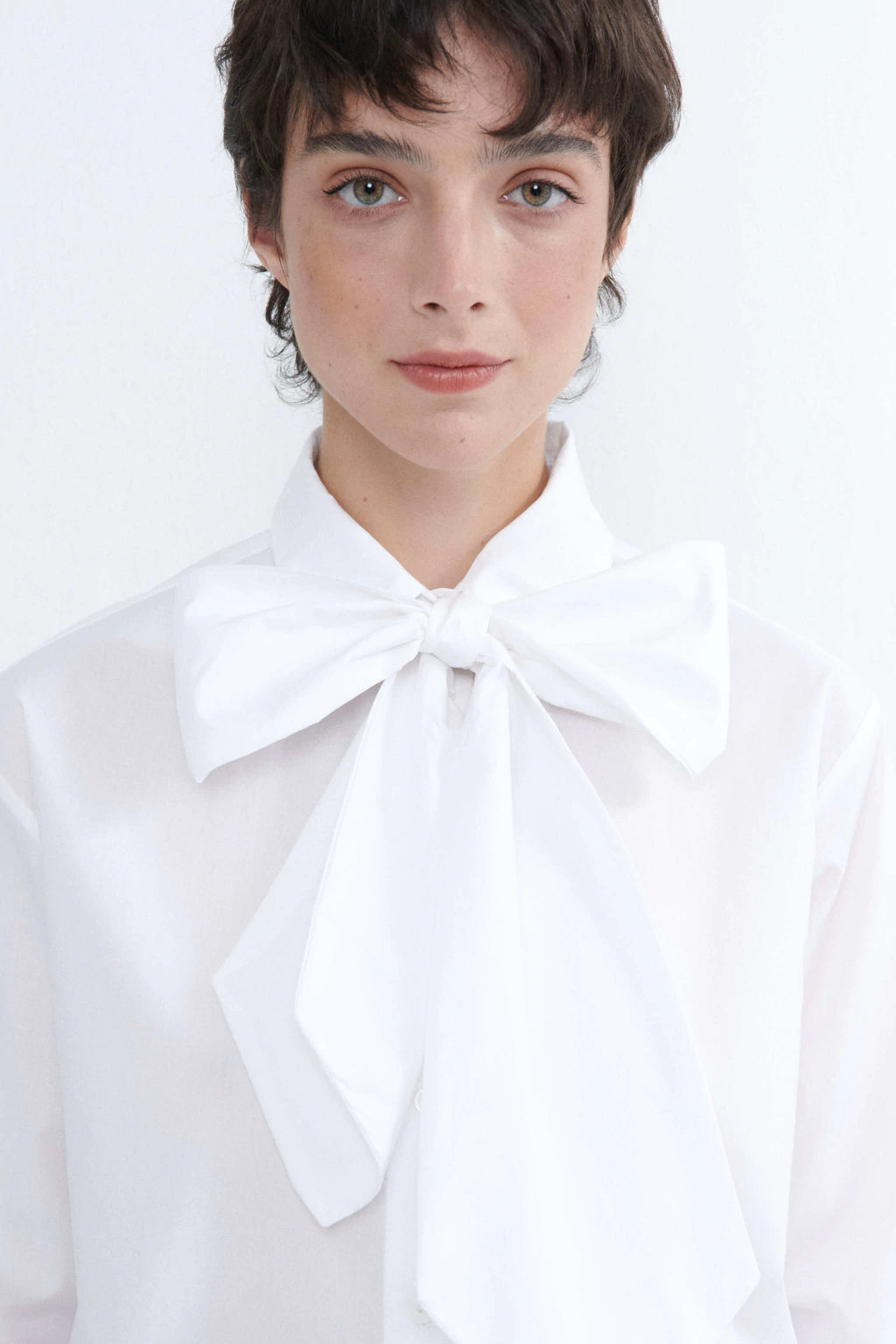 Ivory Bow Shirt