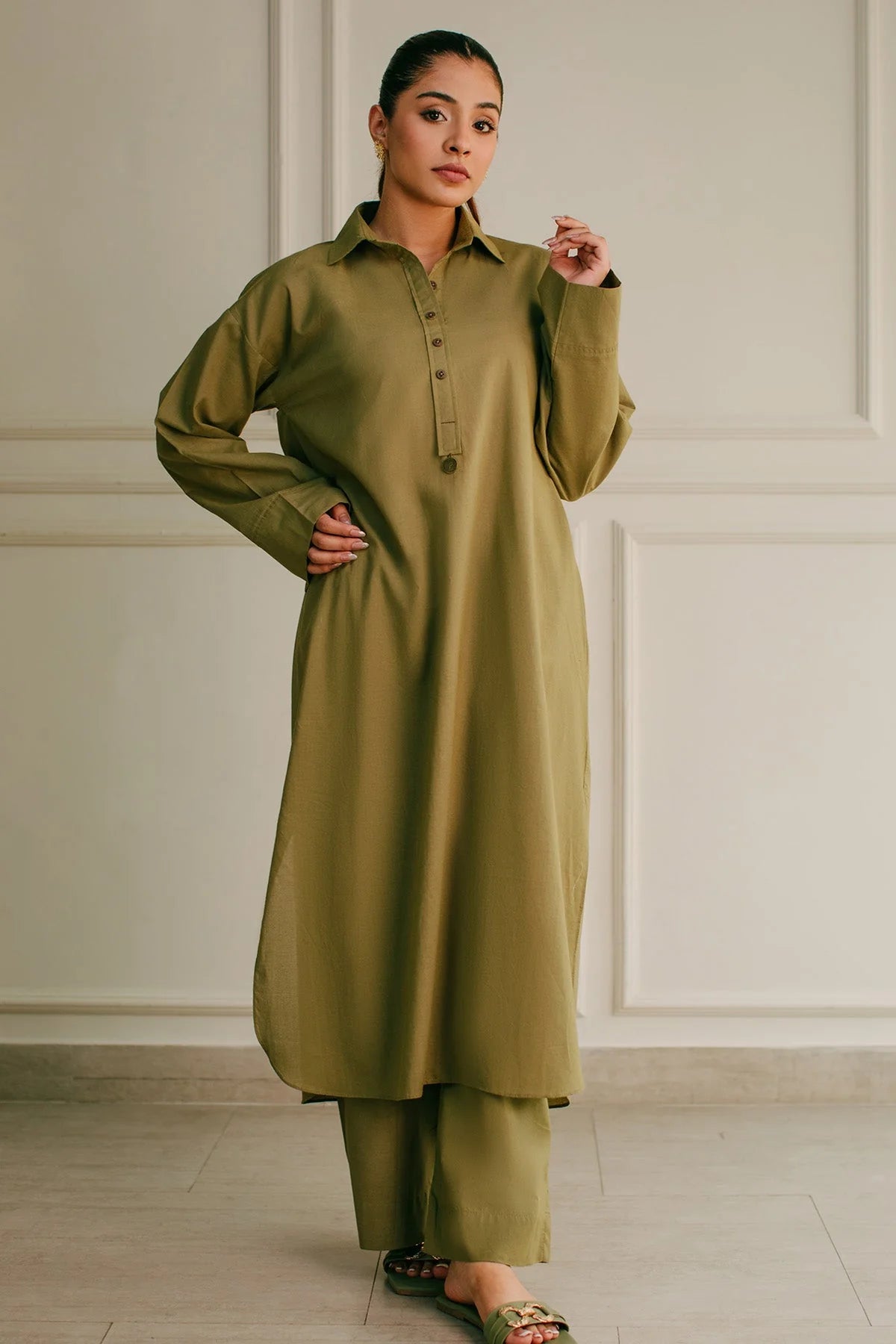 2 Pcs Basil  Suit