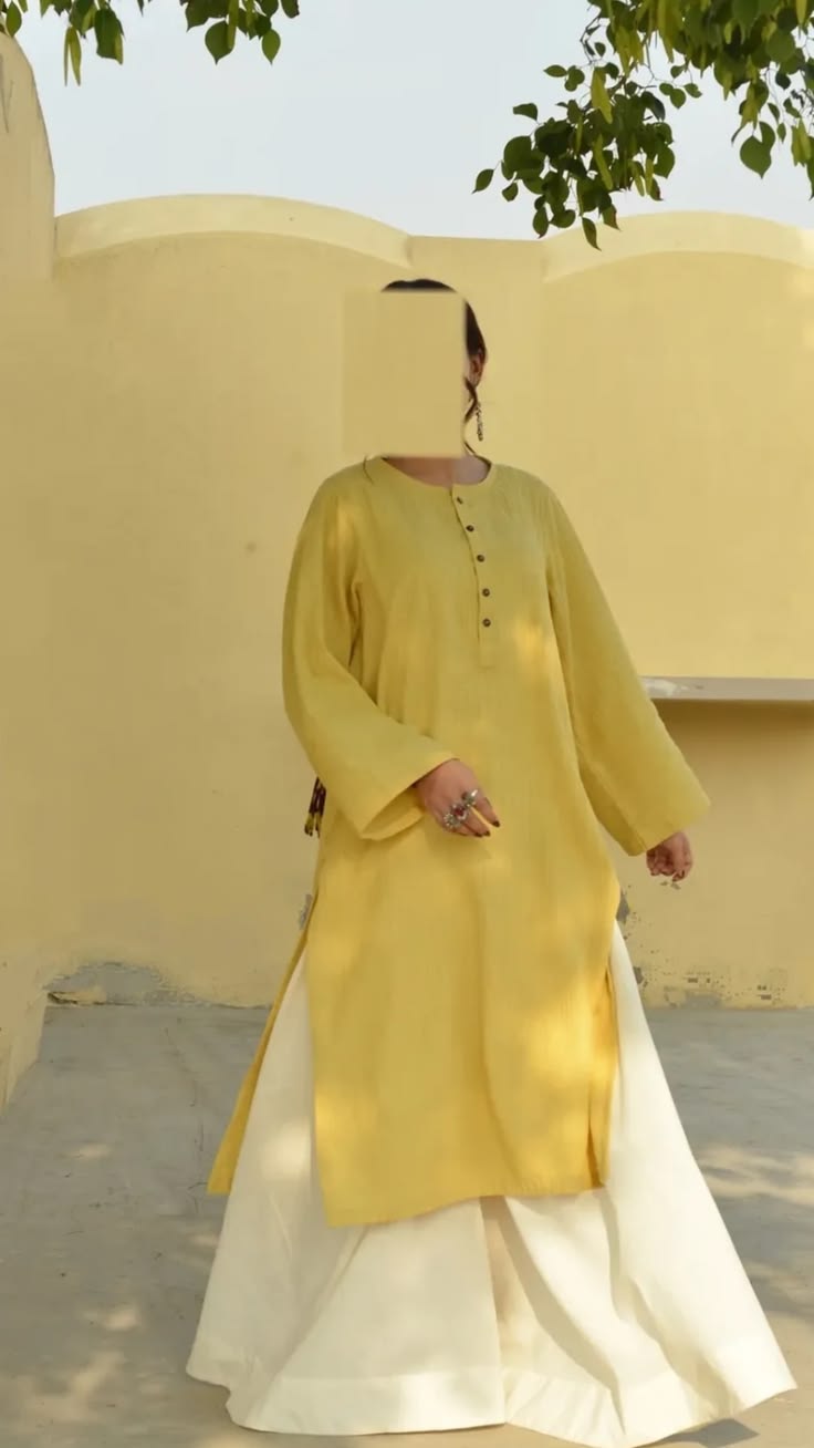 Sunshine Yellow plazzo set