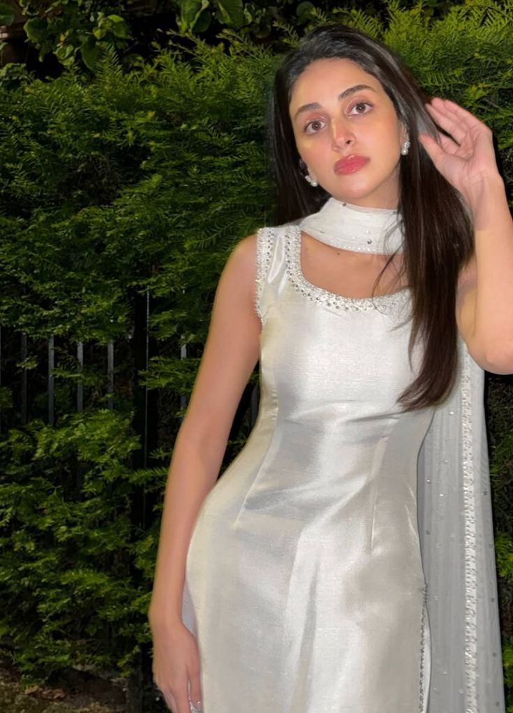 White Embellished Farsi Shalwar 3pc