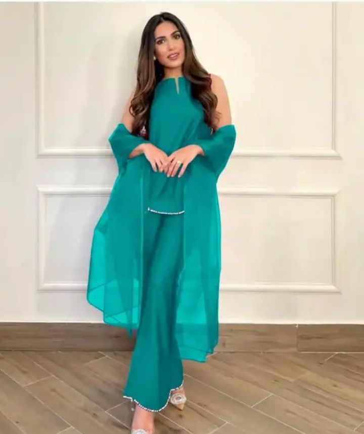 Elegant Navy Blue 3-Piece