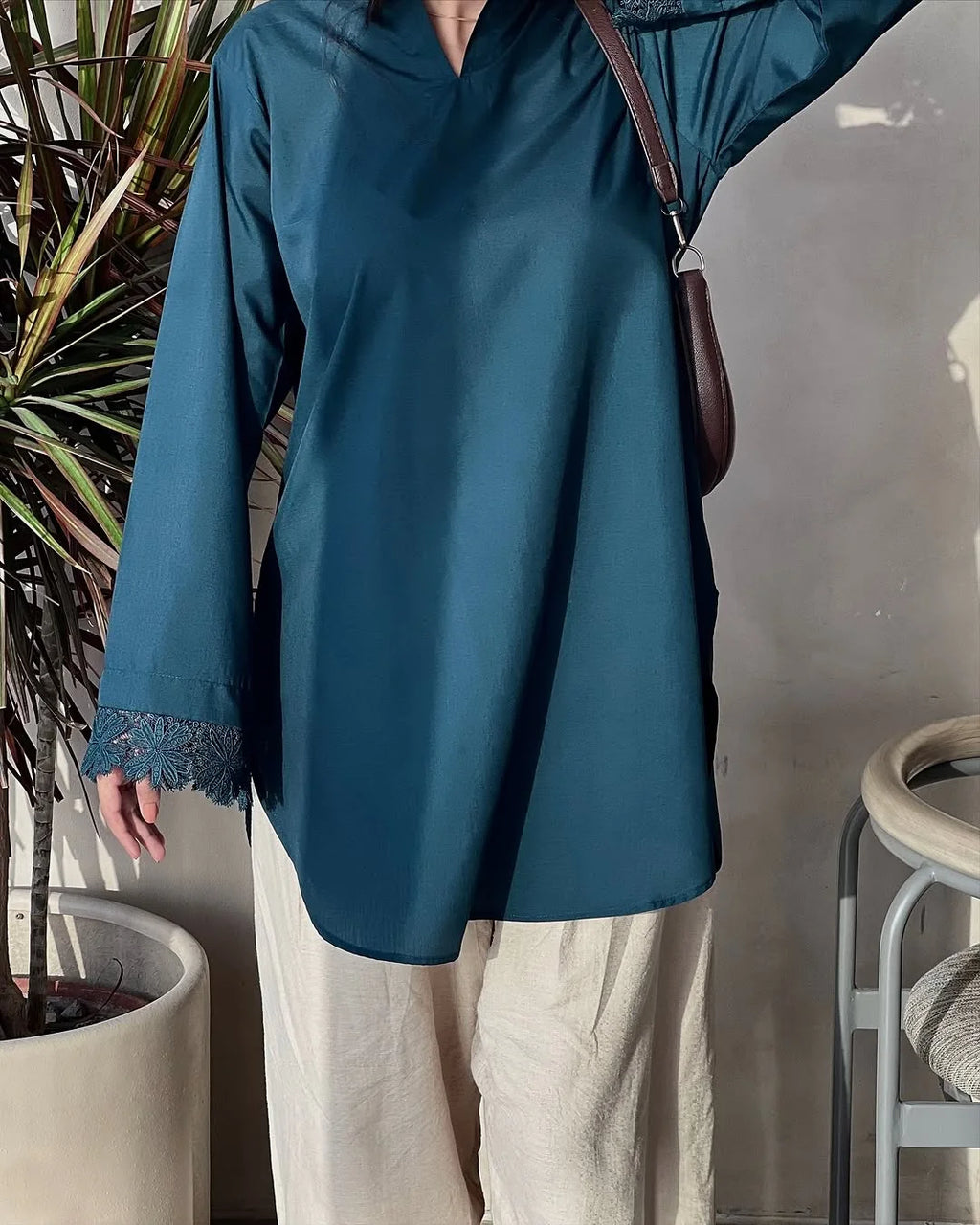 Dynamic Teal Co_ord Set