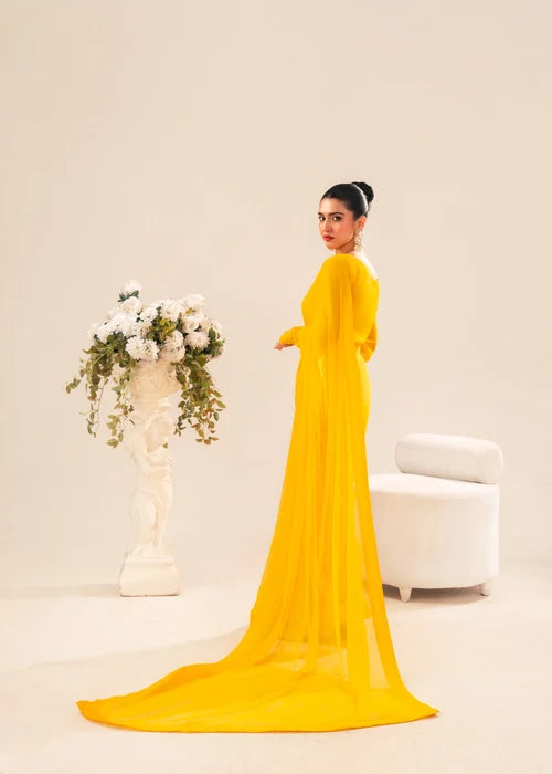 Yellow Saree