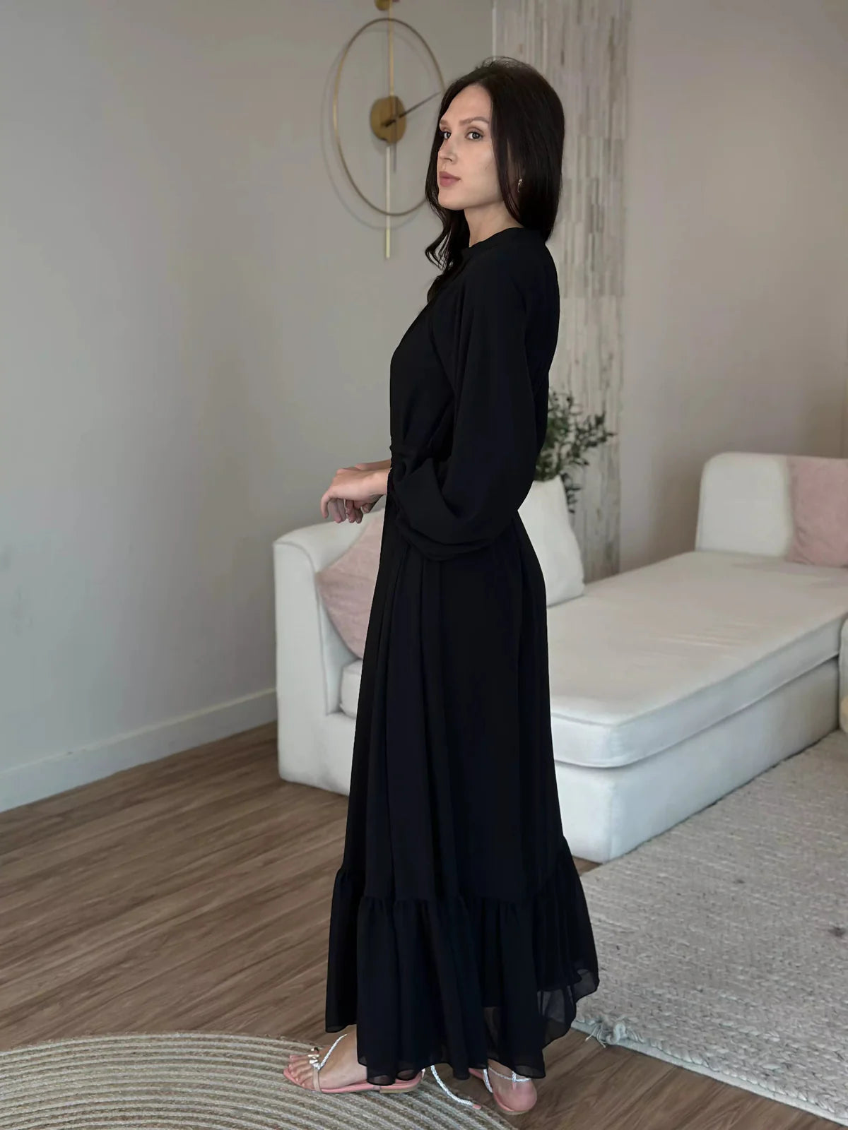 Arial Black Long Dress