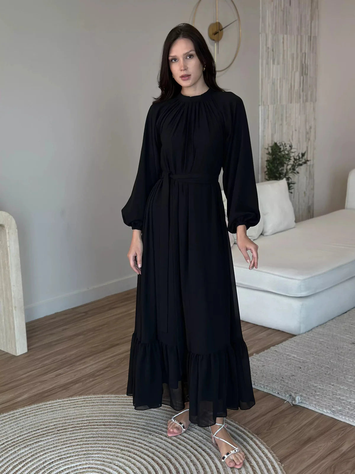 Arial Black Long Dress