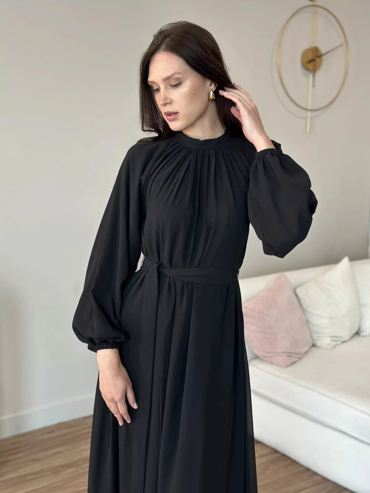 Arial Black Long Dress