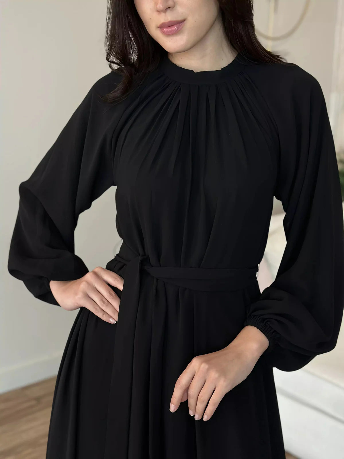 Arial Black Long Dress