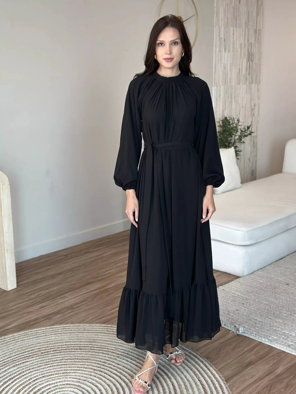 Arial Black Long Dress